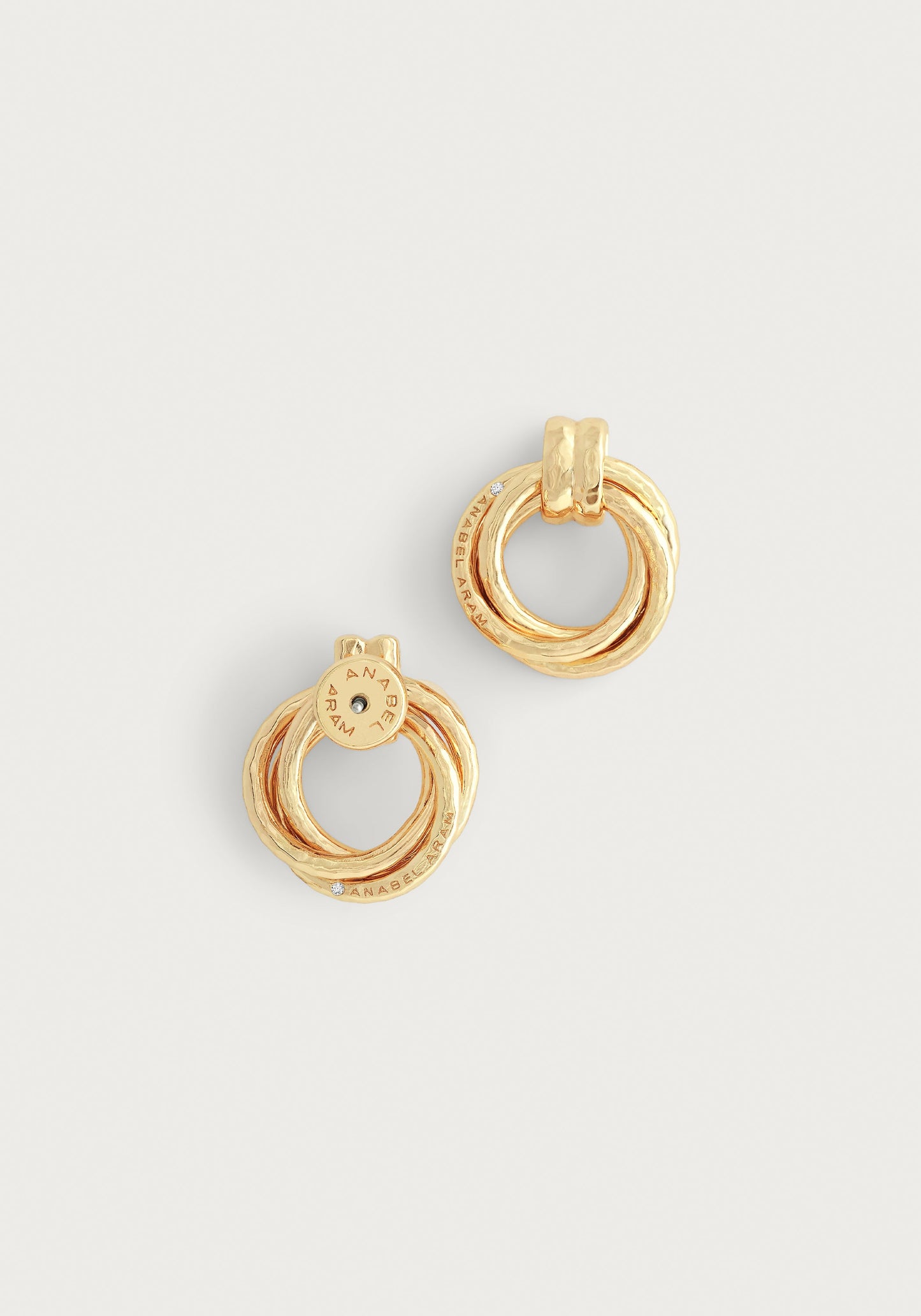 Neptune Triple Ring Earrings