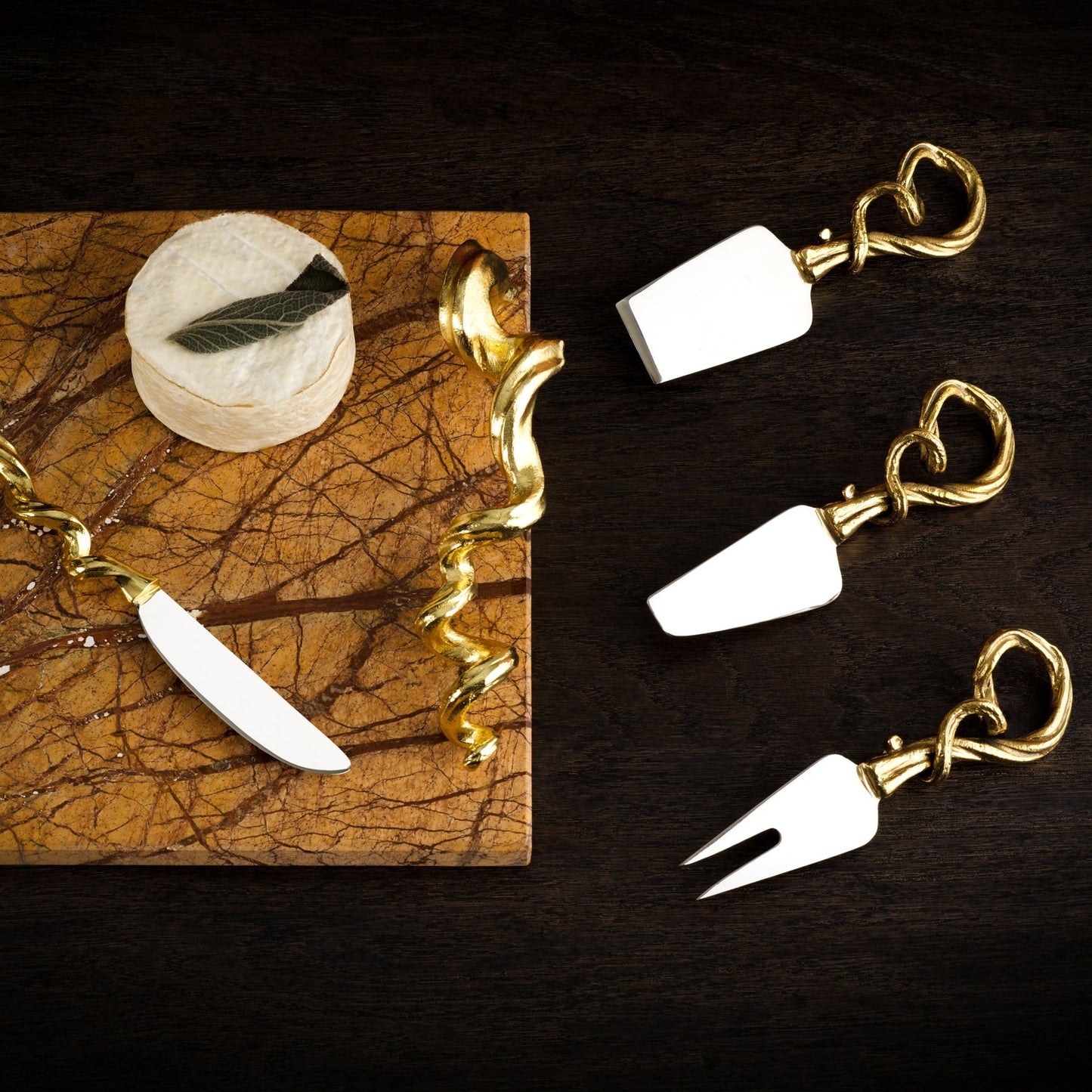 Vine Extra Large Cheese Board w/ Knife