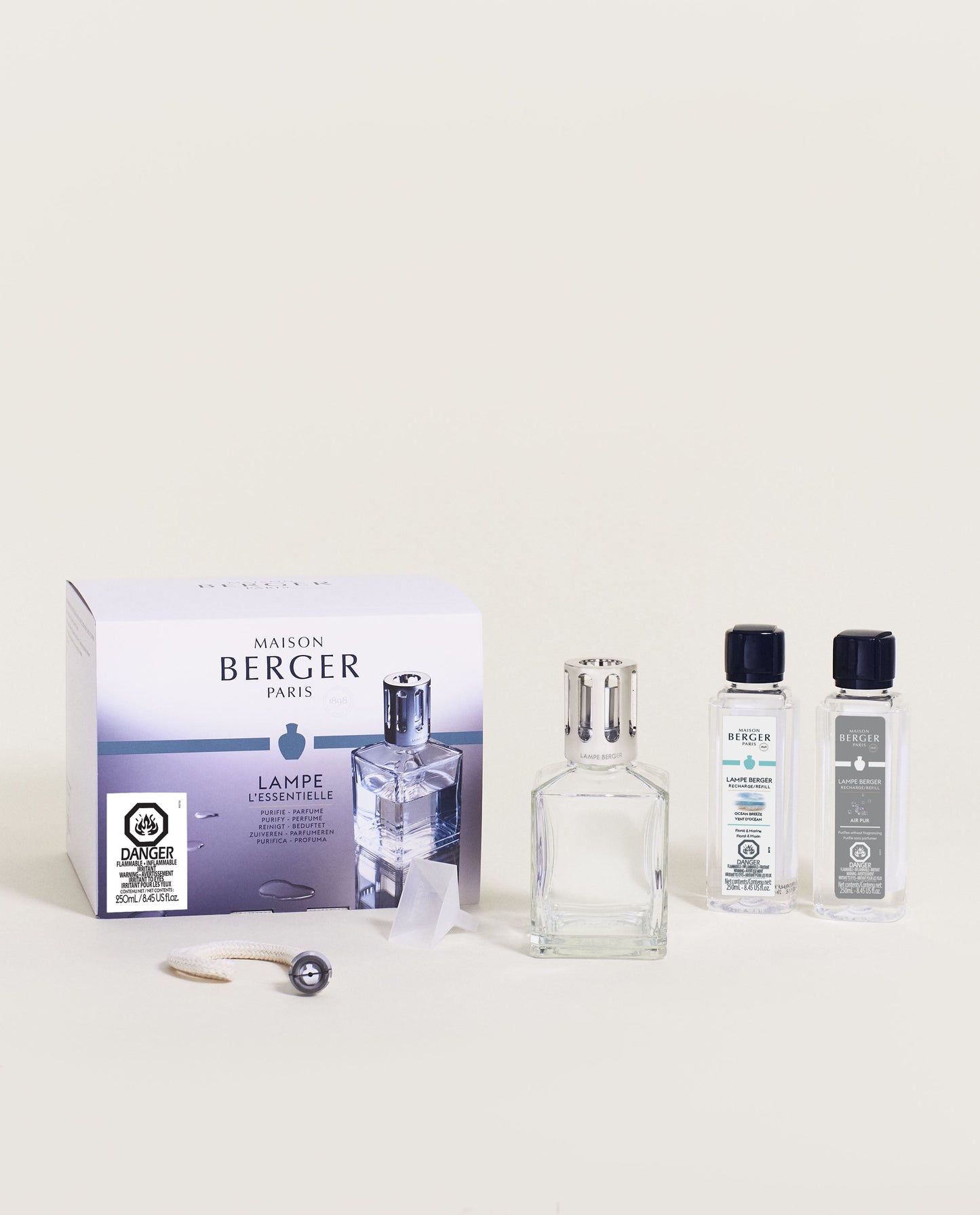 Essential Square Lamp Ritual Starter Kit with Air Pur So Neutral + Ocean Breeze