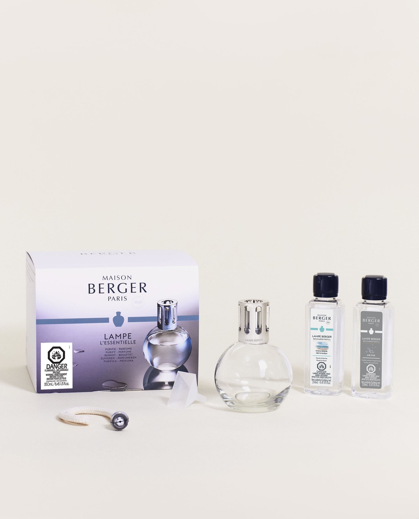 Essential Round Lamp Ritual Starter Kit with Air Pur So Neutral + Ocean Breeze