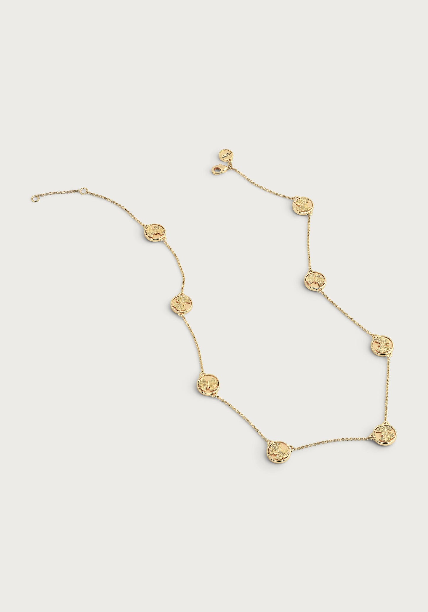 Butterfly Coin Station Necklace