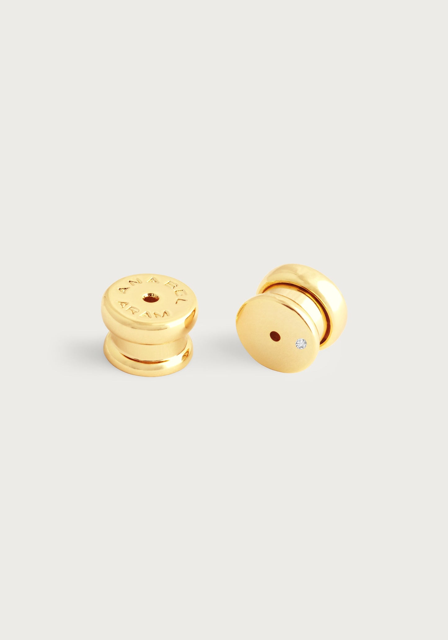 Orchid Gold Stud Earrings