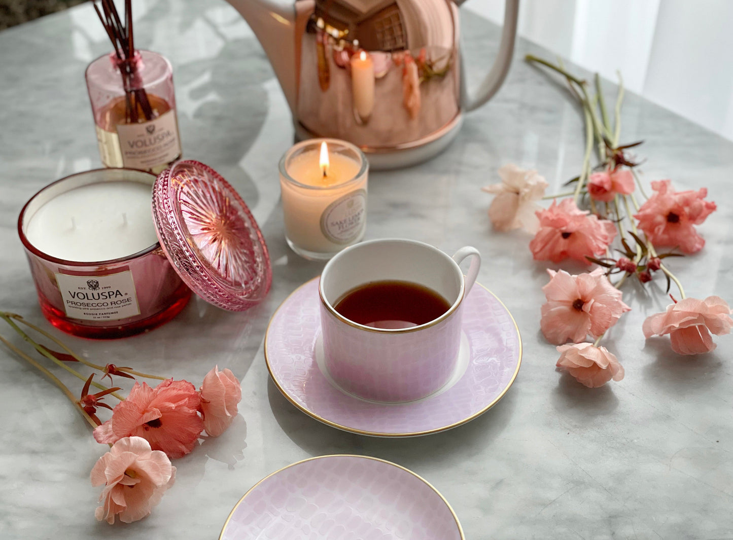 Layla - Set of 2, Cups and Saucers