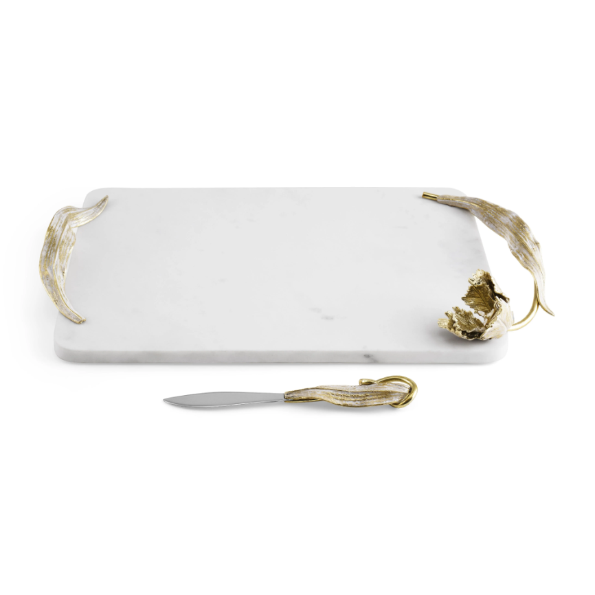 Tulip Cheese Board with Knife