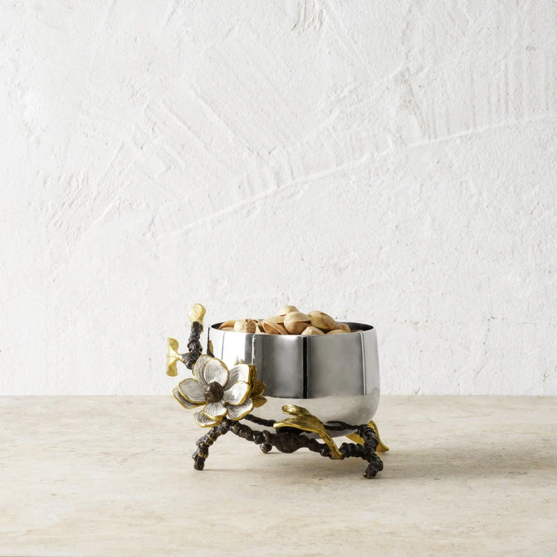 Vintage Bloom Nut Bowl