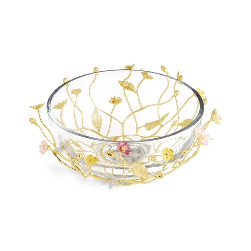 Wildflowers Large Glass Bowl