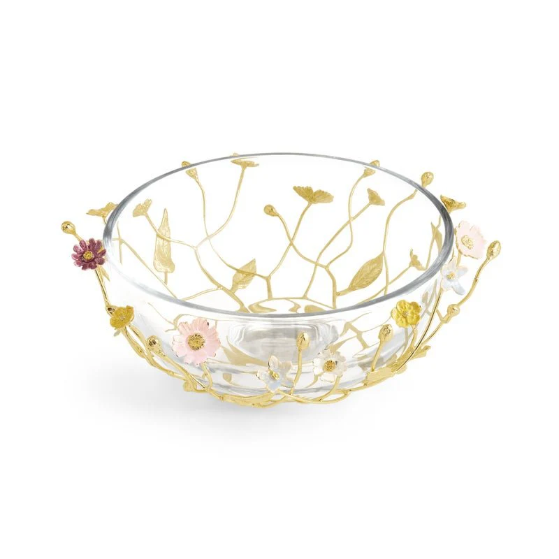 Wildflowers Large Glass Bowl