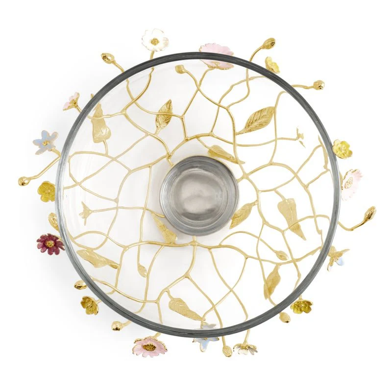 Wildflowers Large Glass Bowl