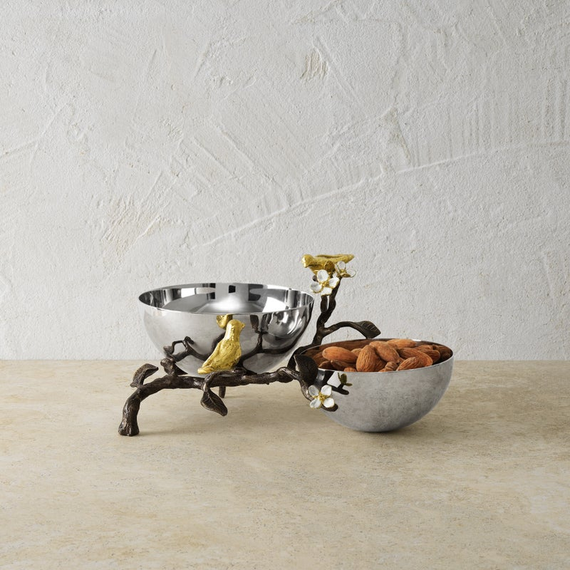 Lovebirds Double Dish