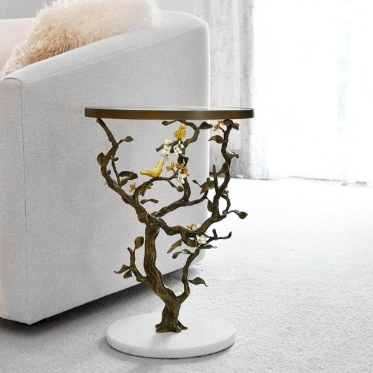 Lovebirds Accent Table
