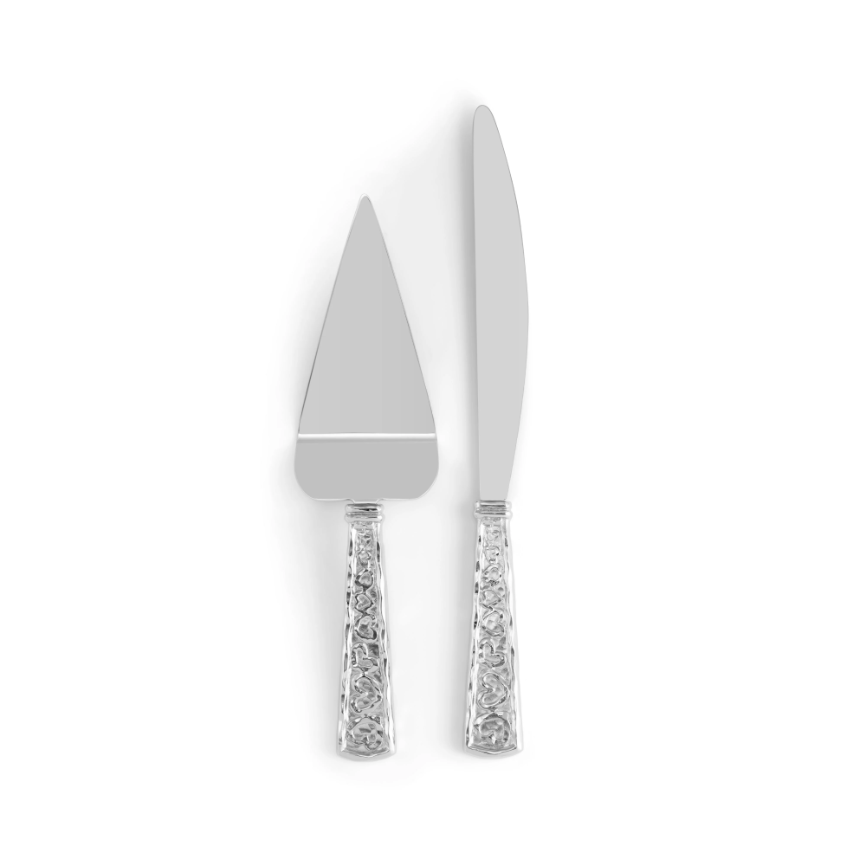 Heart Wedding Cake Knife & Server Set