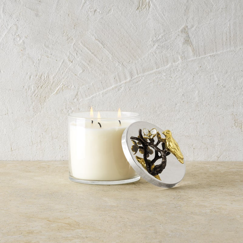 Lovebirds Candle