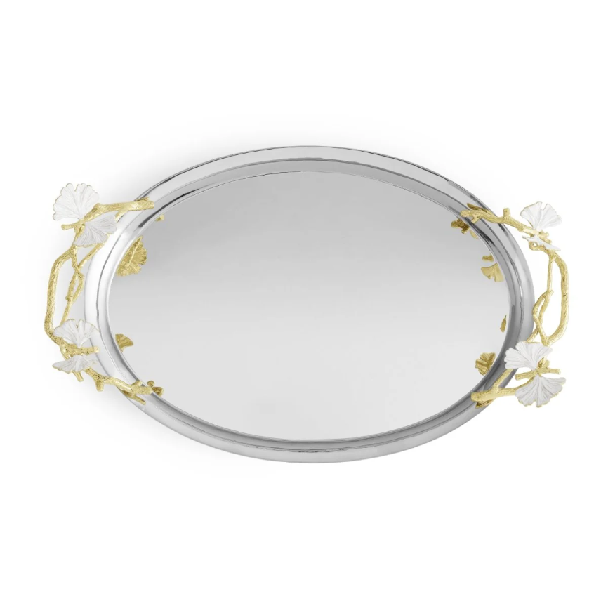 Butterfly Ginkgo Gold Tray