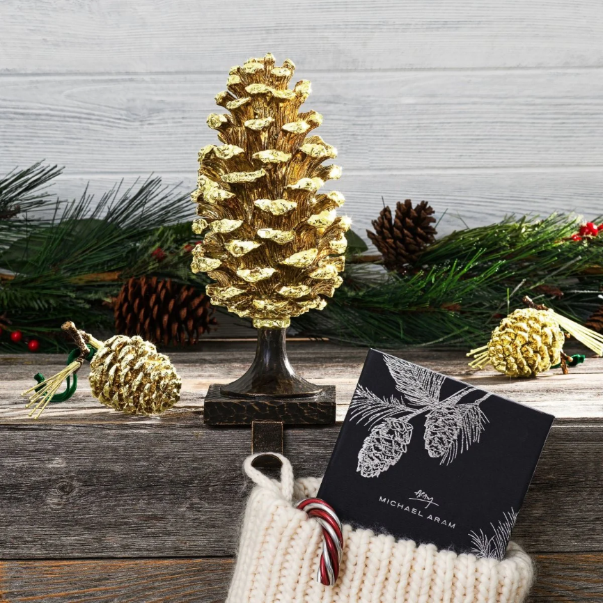 Pine Cone Stocking Holder