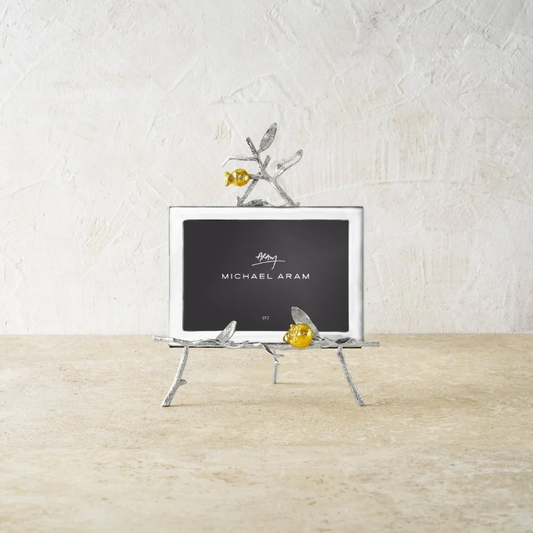 Pomegranate Silver & Gold Easel Frame