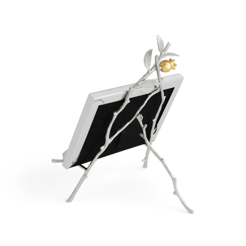 Pomegranate Silver & Gold Easel Frame