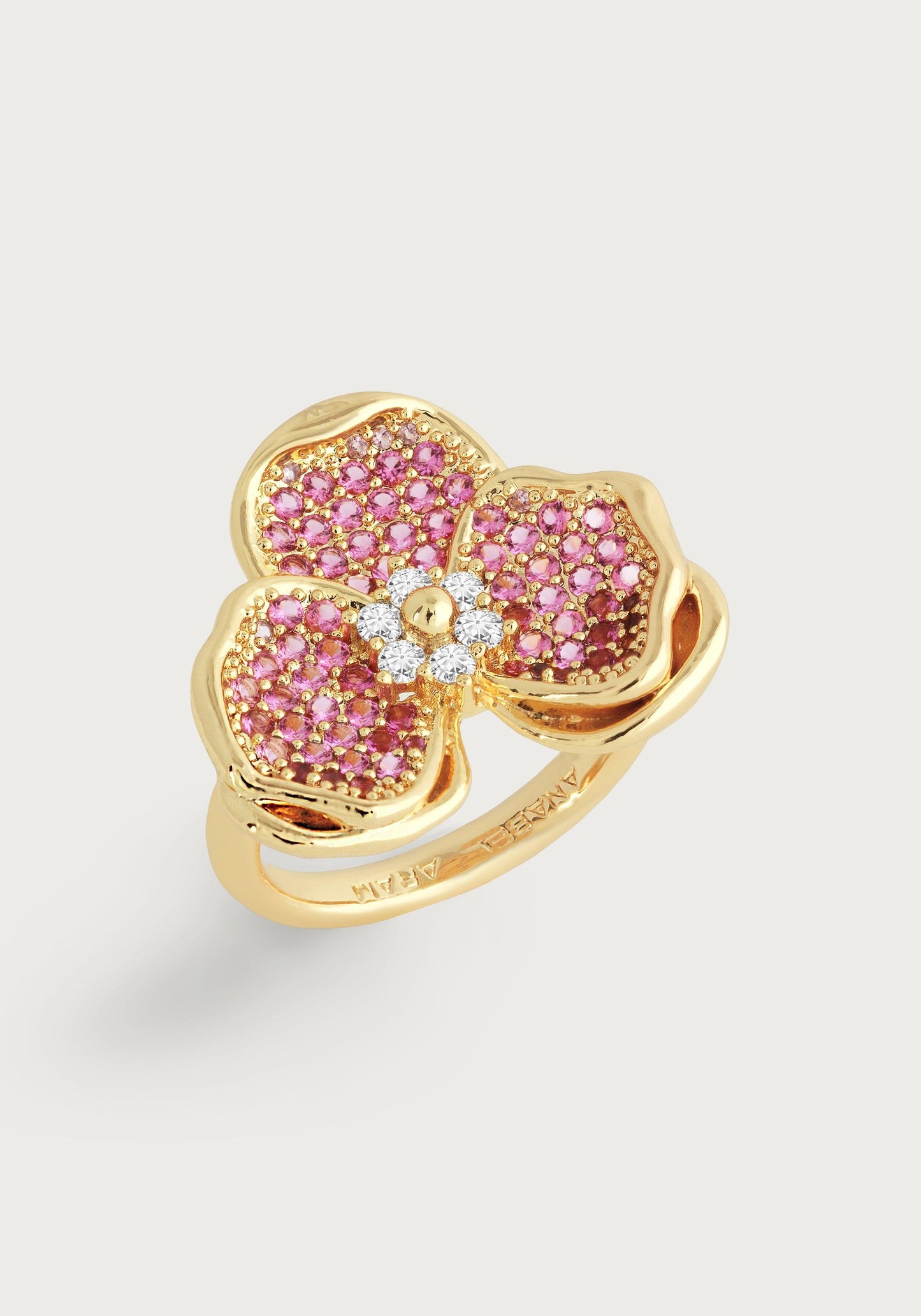 Orchid Pink Pavé Ring