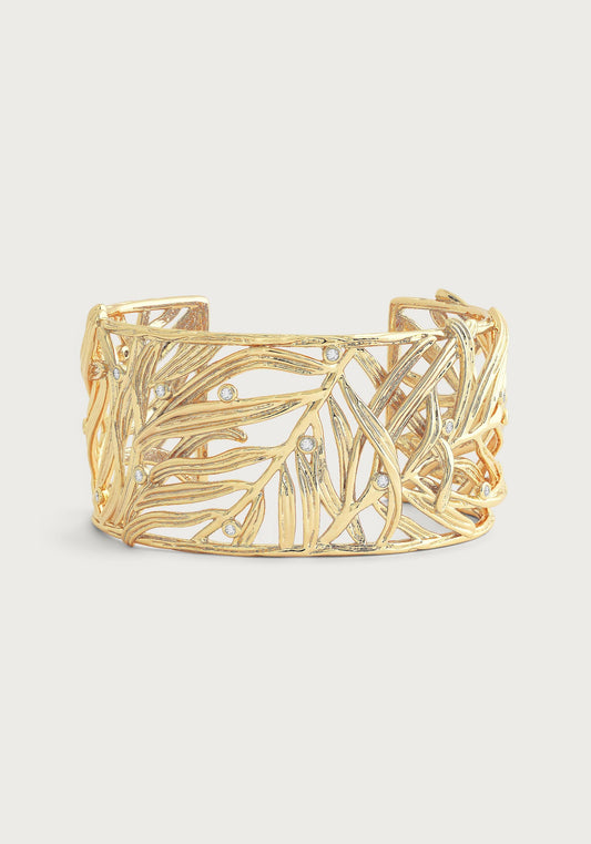 Palm Leaves Cuff