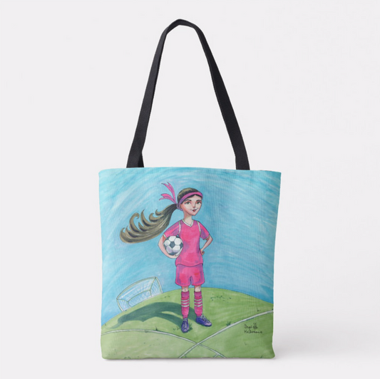 Soccer Girl Totebag