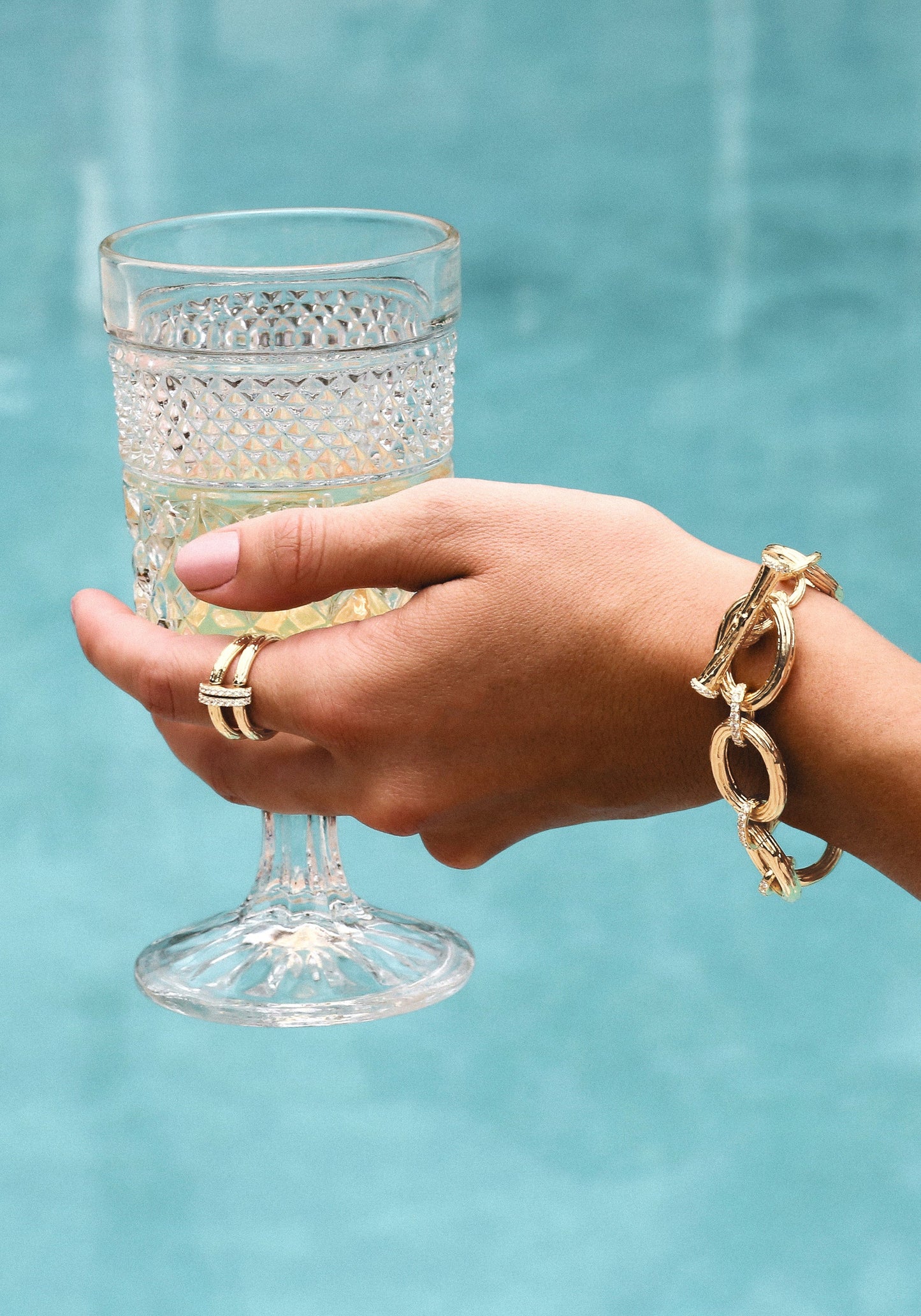 Enchanted Forest Chain Double Ring