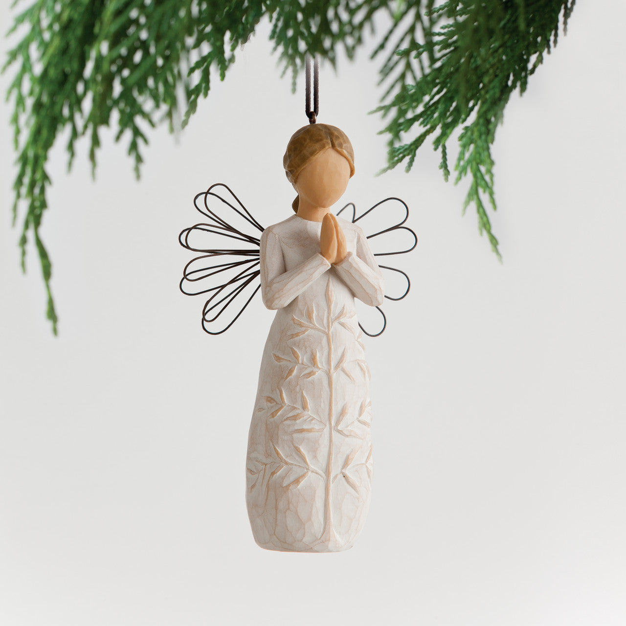 a tree, a prayer Ornament