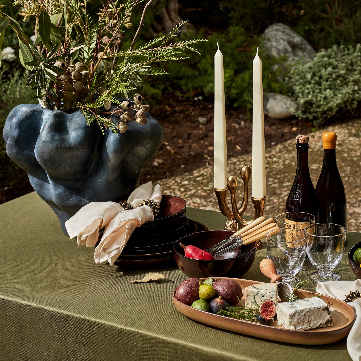 Timna Vase - Short - Aged Iron