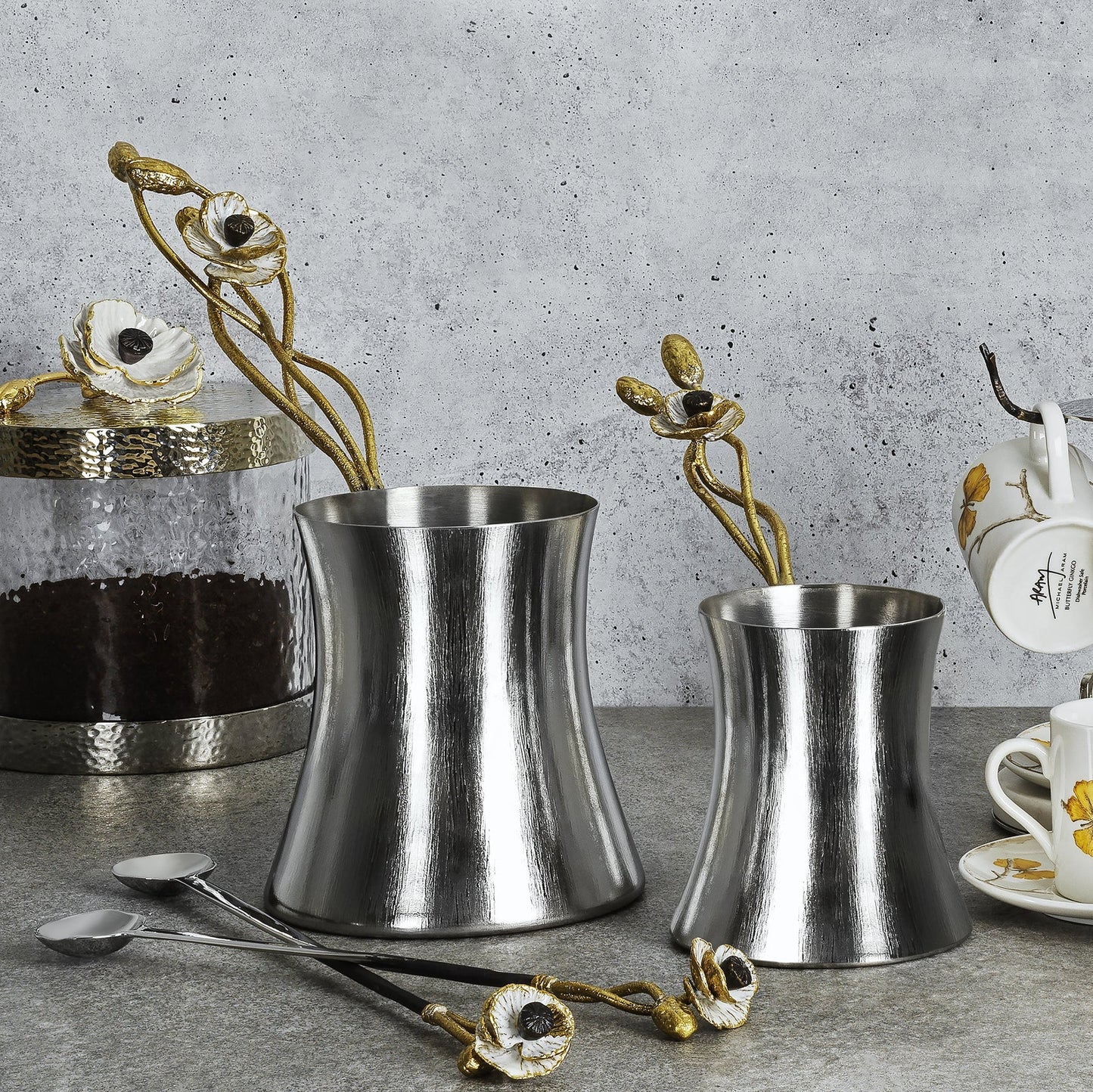 Anemone Coffee Pot w/ Spoon