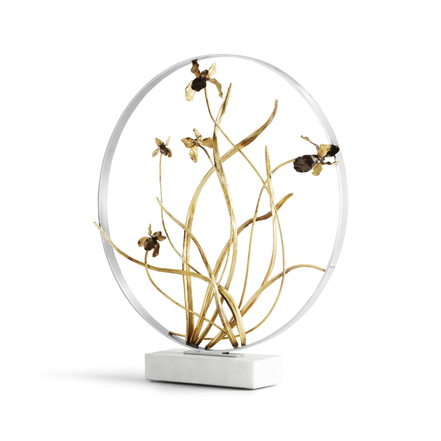 Black Iris 22" Moon Gate Sculpture