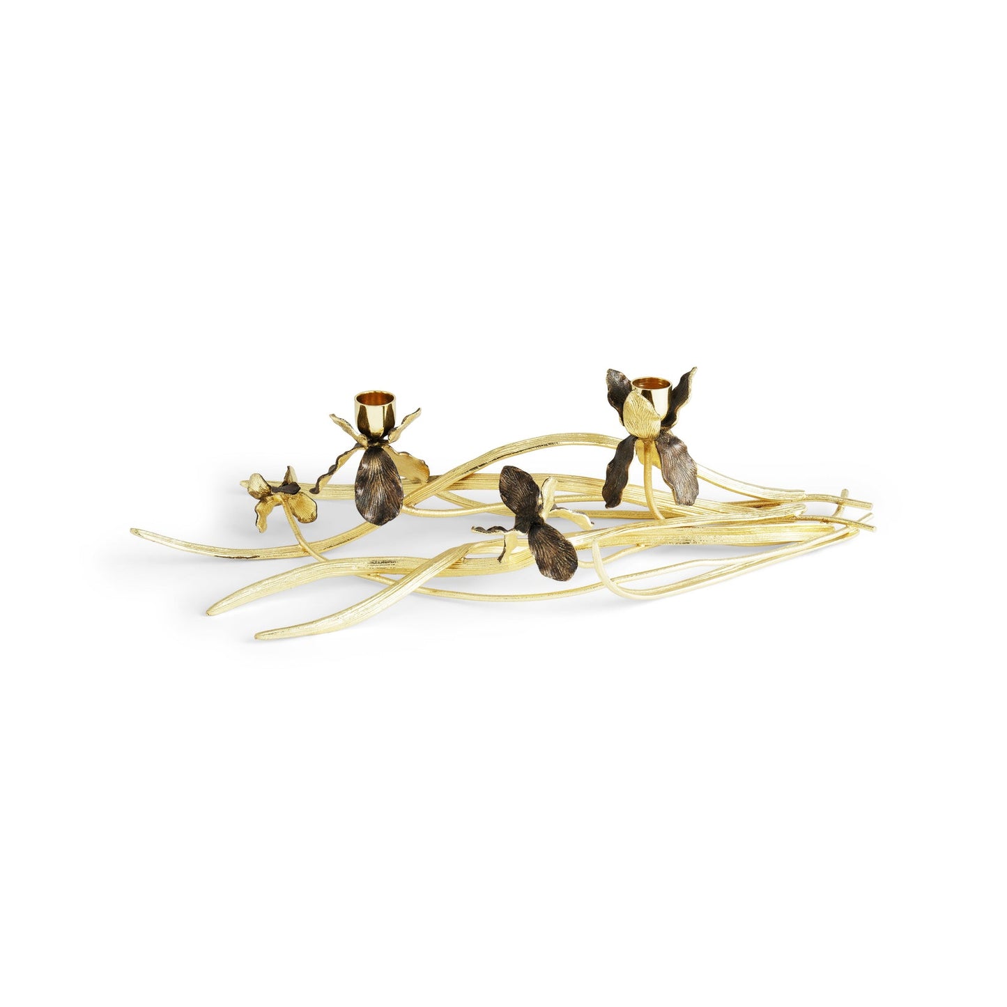 Black Iris Candleholders