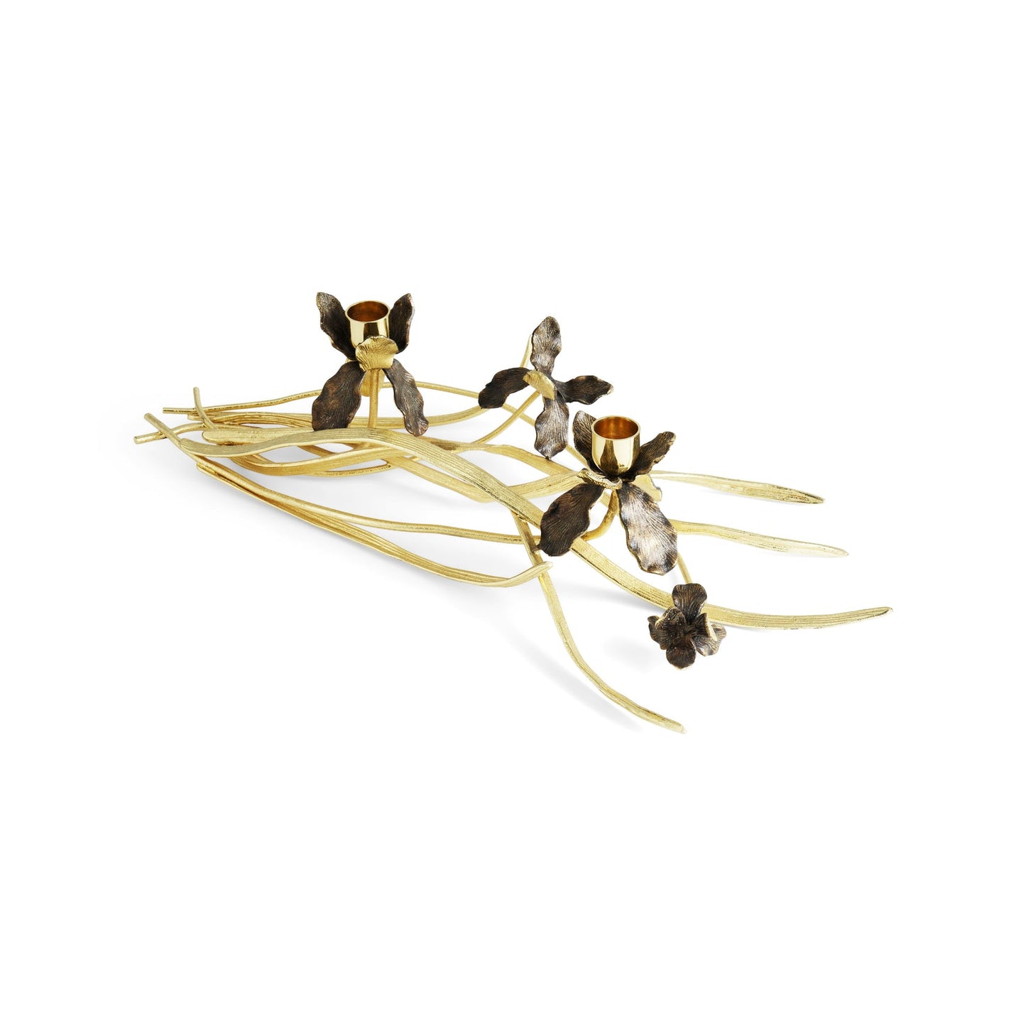 Black Iris Candleholders