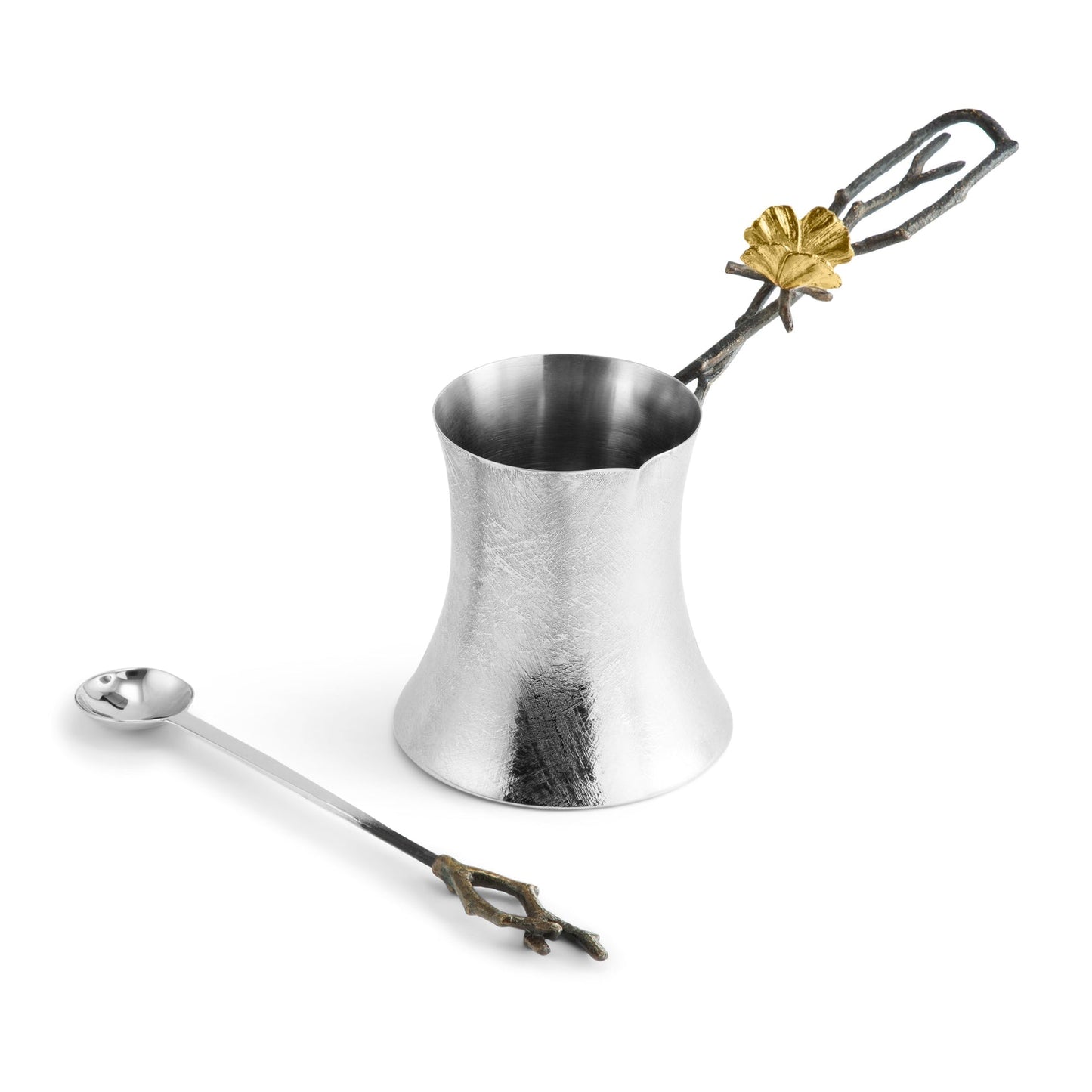 Butterfly Ginkgo Coffee Pot w/ Spoon
