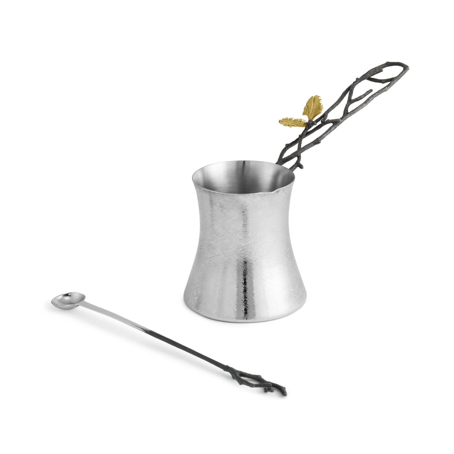 Butterfly Ginkgo Coffee Pot w/ Spoon
