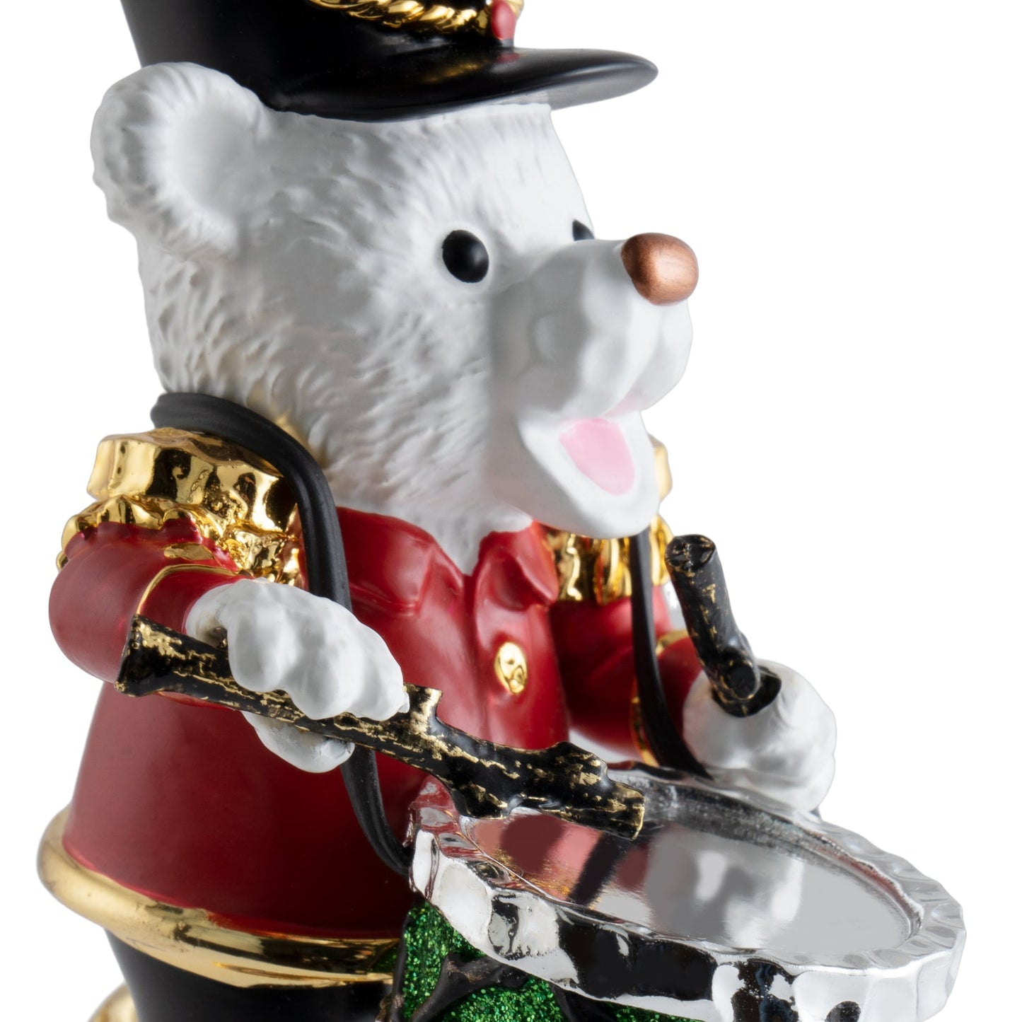 Drumming Teddy Ornament