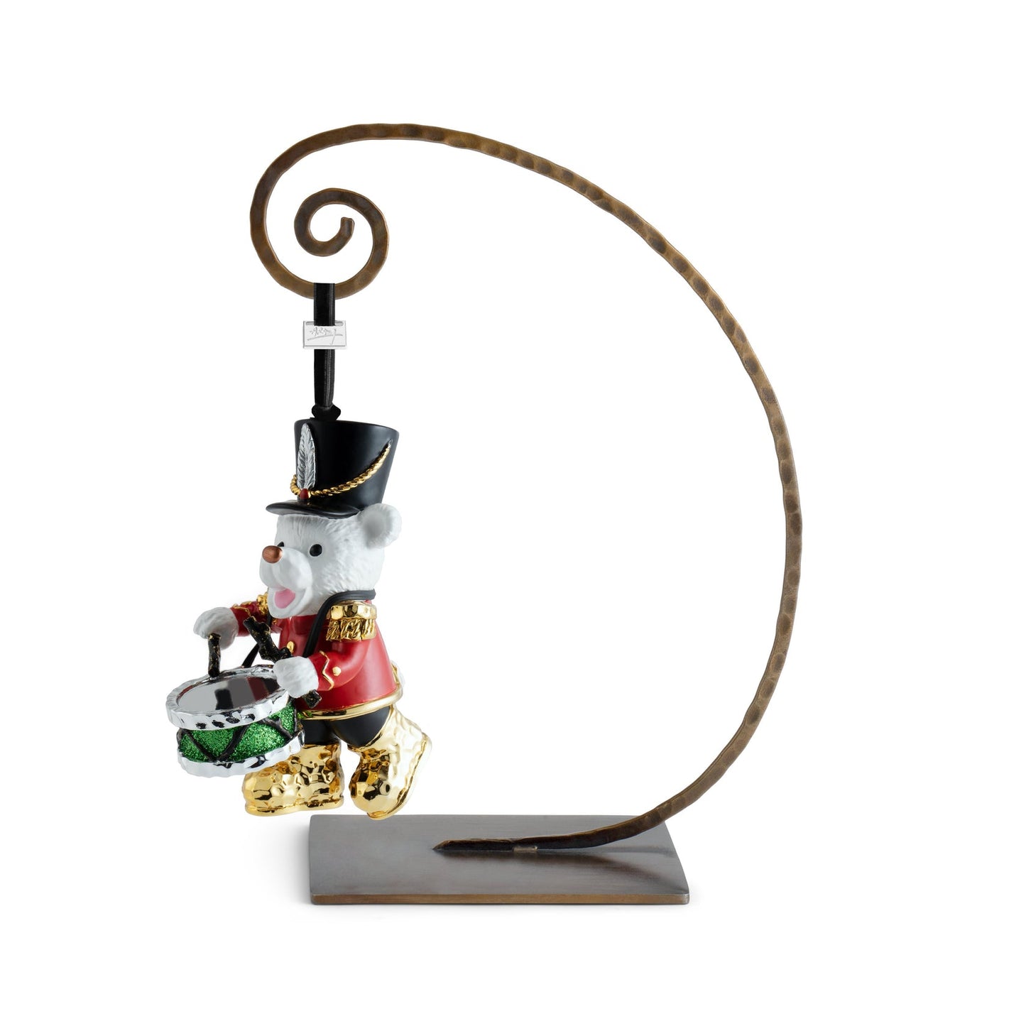 Drumming Teddy Ornament