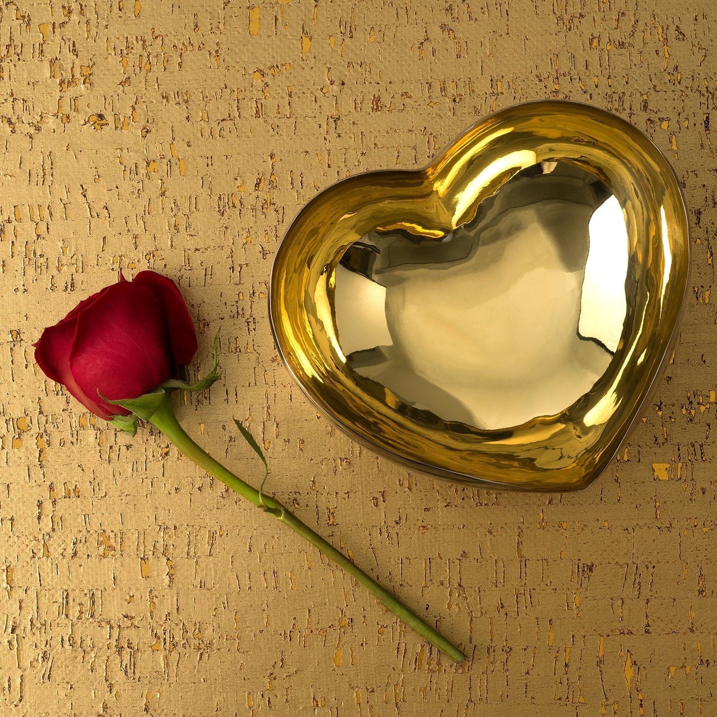 Heart Dish Gold - Large