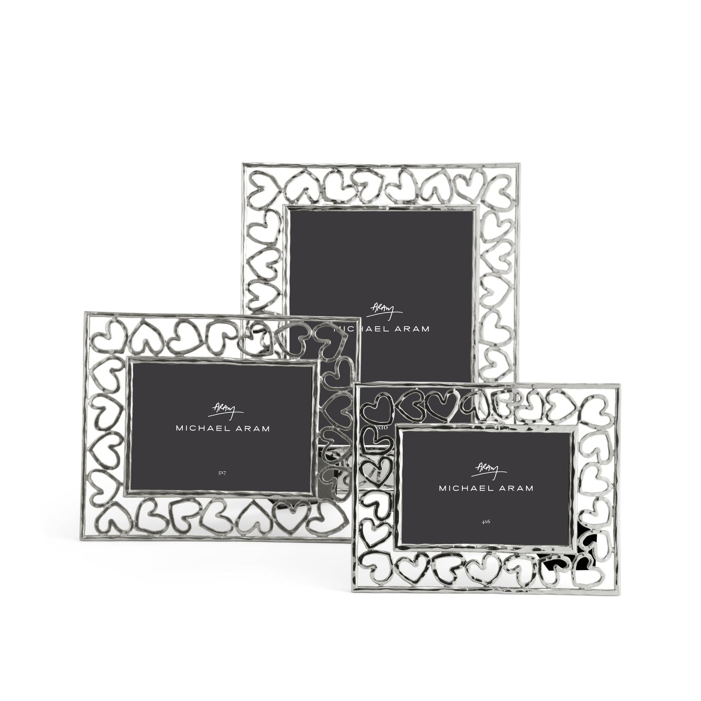 Heart Frame - Silver / 8x10