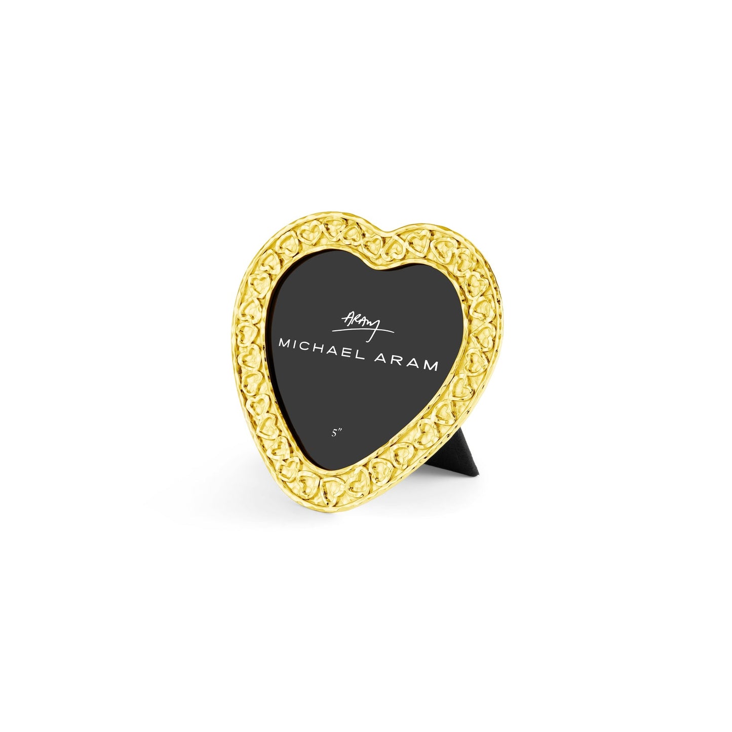 Heart Frame 5" - Gold