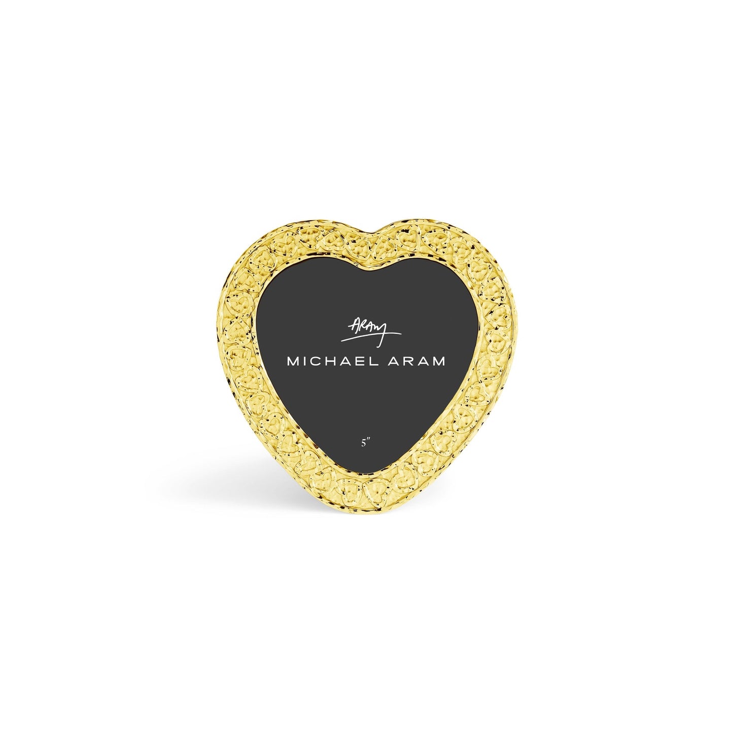 Heart Frame 5" - Gold