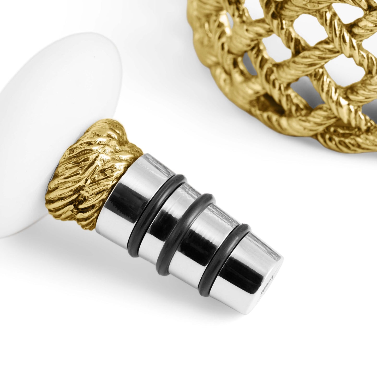 Love Knot Wine Coaster & Stopper Set