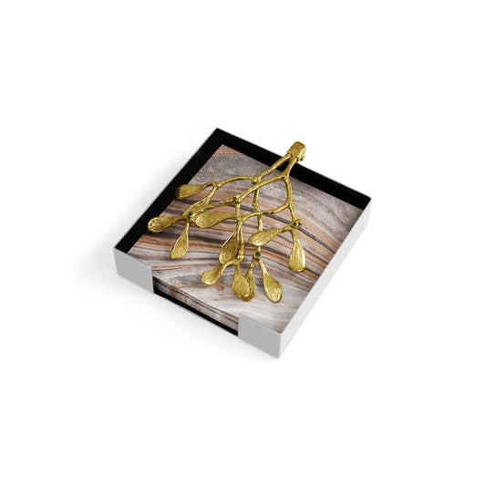 Mistletoe Cocktail Napkin Box