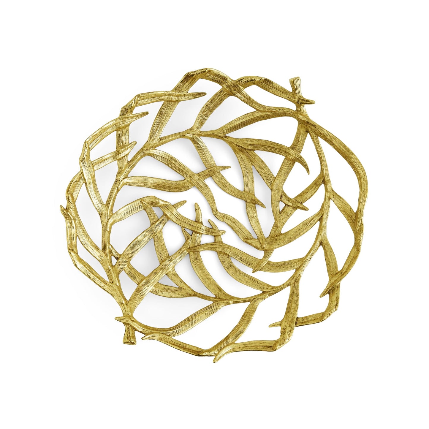 Palm Leaves Centerpiece Bowl