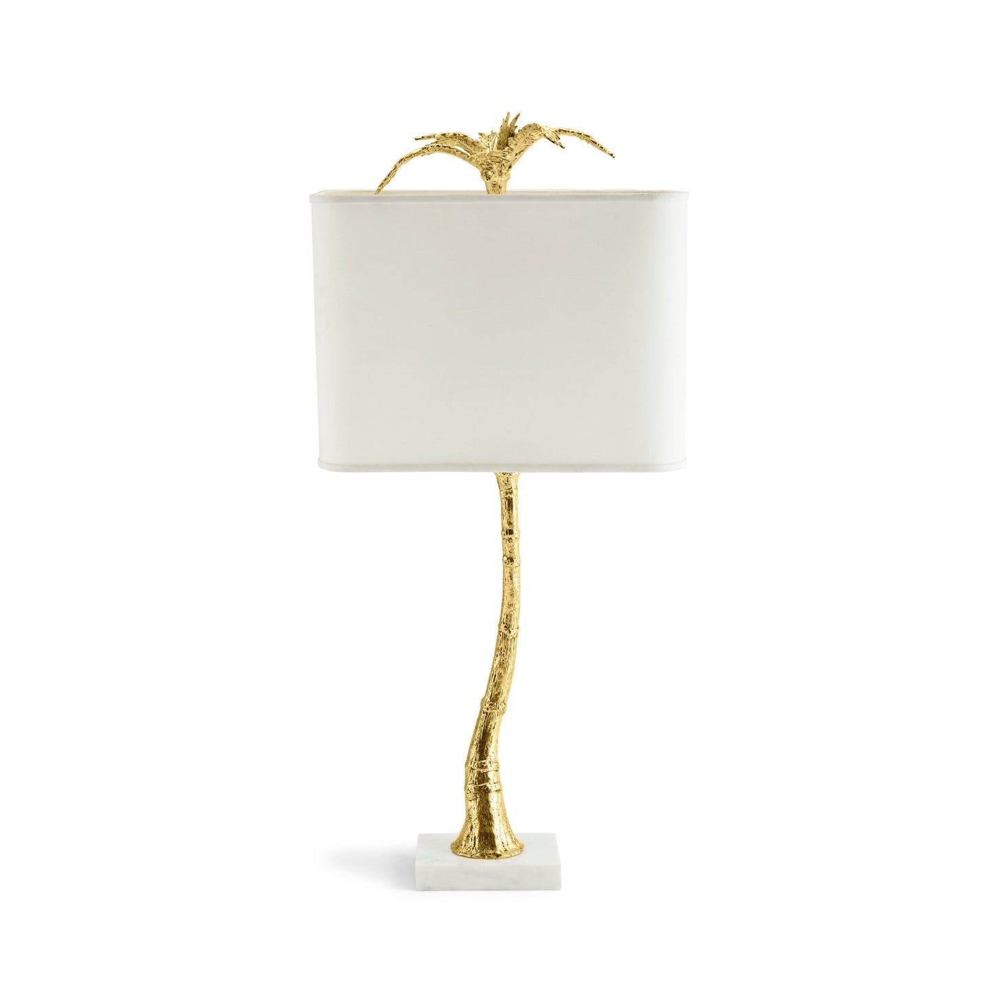 Palm Table Lamp - Marble