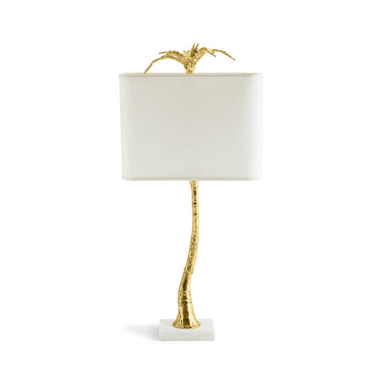 Palm Table Lamp - Marble