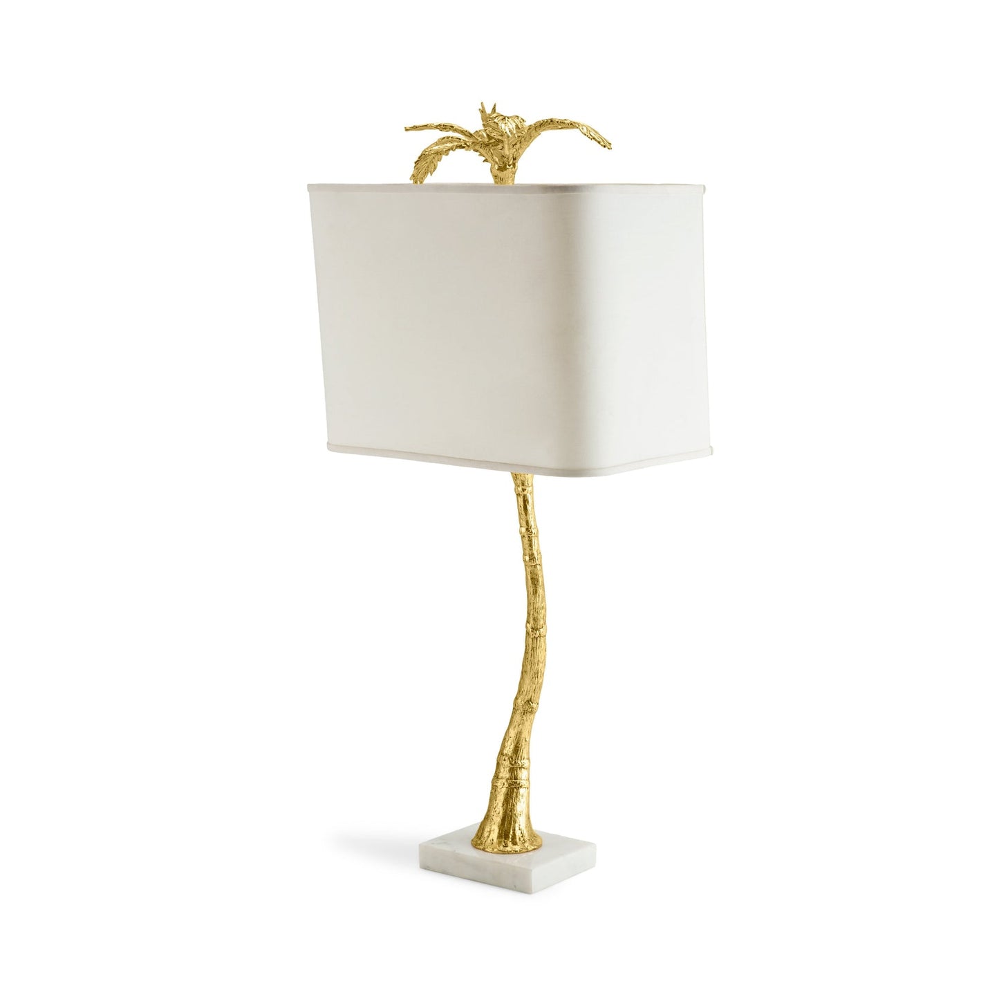 Palm Table Lamp - Marble