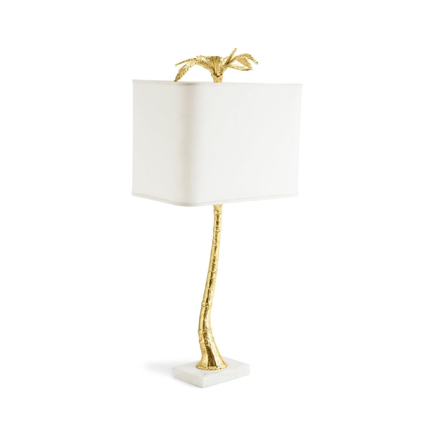 Palm Table Lamp - Marble