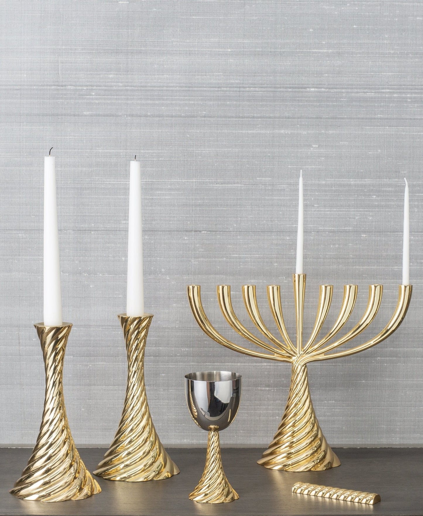 Twist Gold Mezuzah