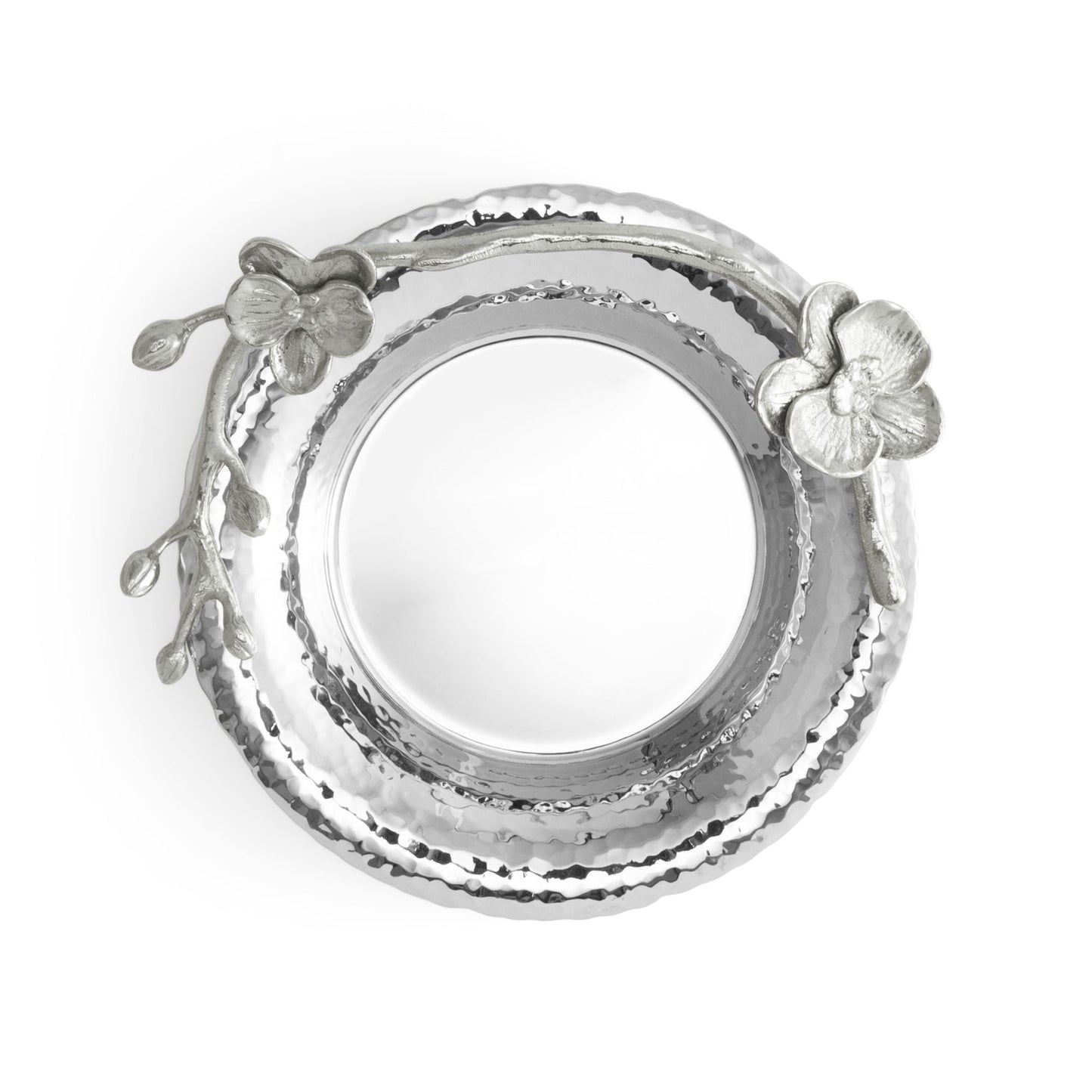 White Orchid Wine Stopper - Coaster