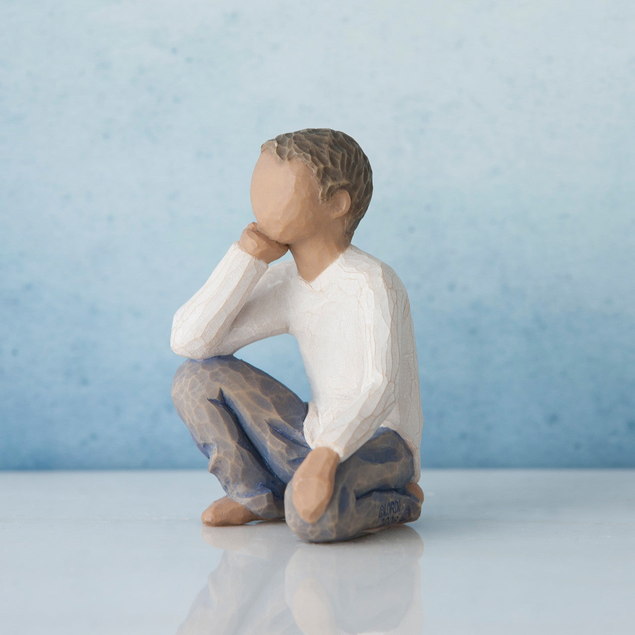 Inquisitive Child (darker skin tone and hair color)