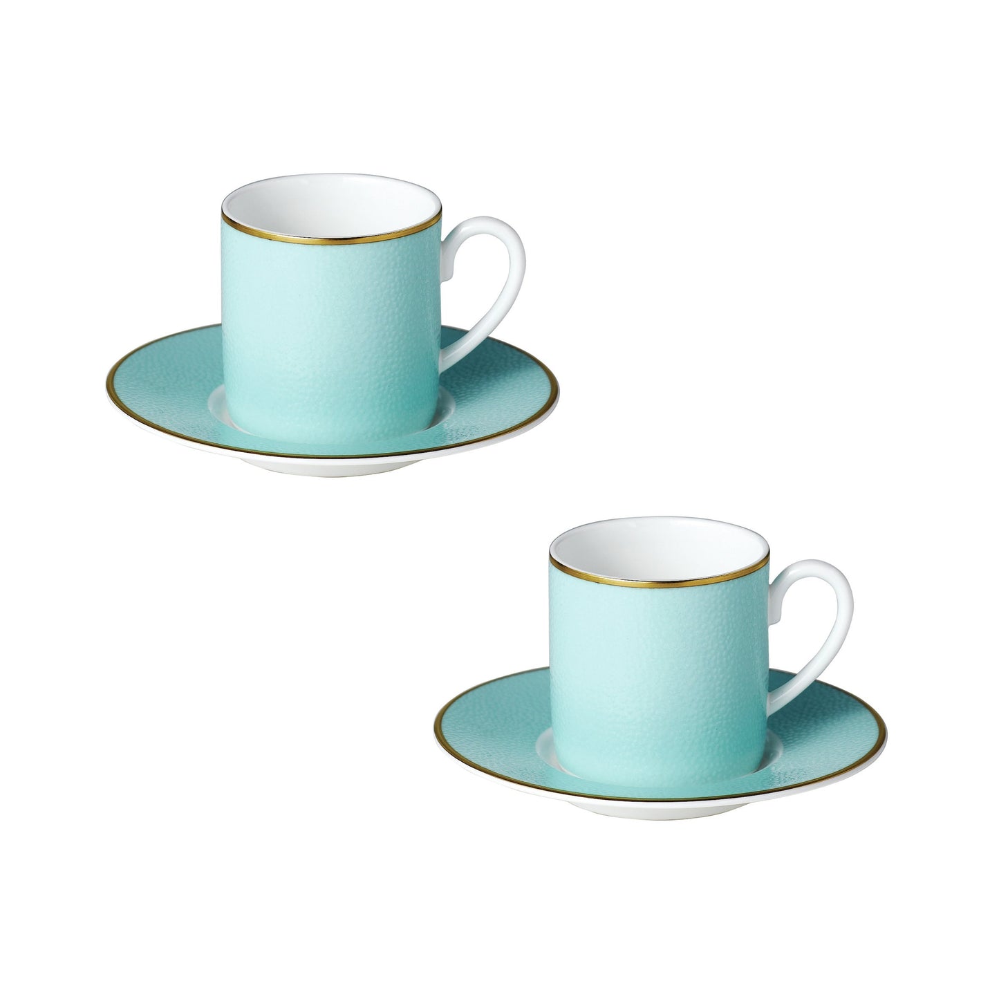 Charlotte - Set of 2, Espresso Cups and Saucers