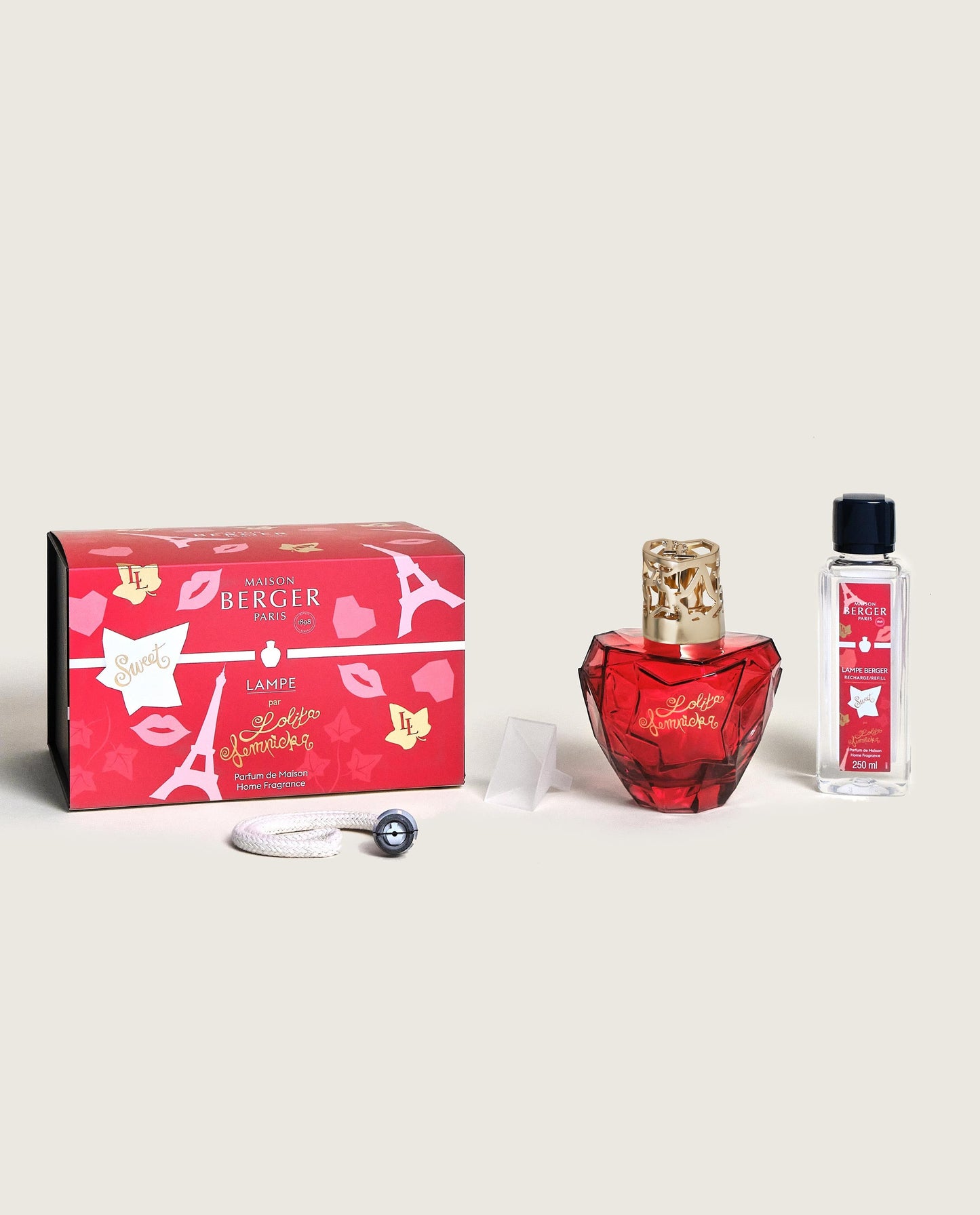 Lolita Lempicka Sweet Fragrance Lamp Gift Set with Lolita Lempicka Sweet